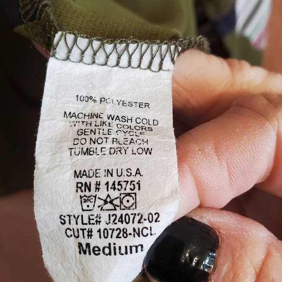 Fantastic Fawn Kimono Open Cardigan Olive Green Long Horn Print. Western Med - Picture 5 of 8